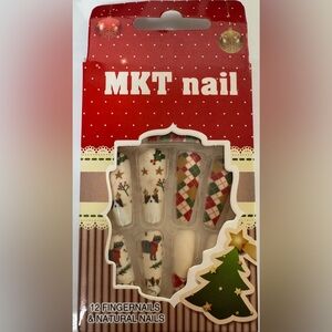 🛍️Any 5 items for $15 🛍️ Christmas plans and cats coffin nails 12 pcs